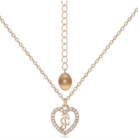 Juicy Couture Gold Heart Pendant and Earrings Set - Picture 4 of 5